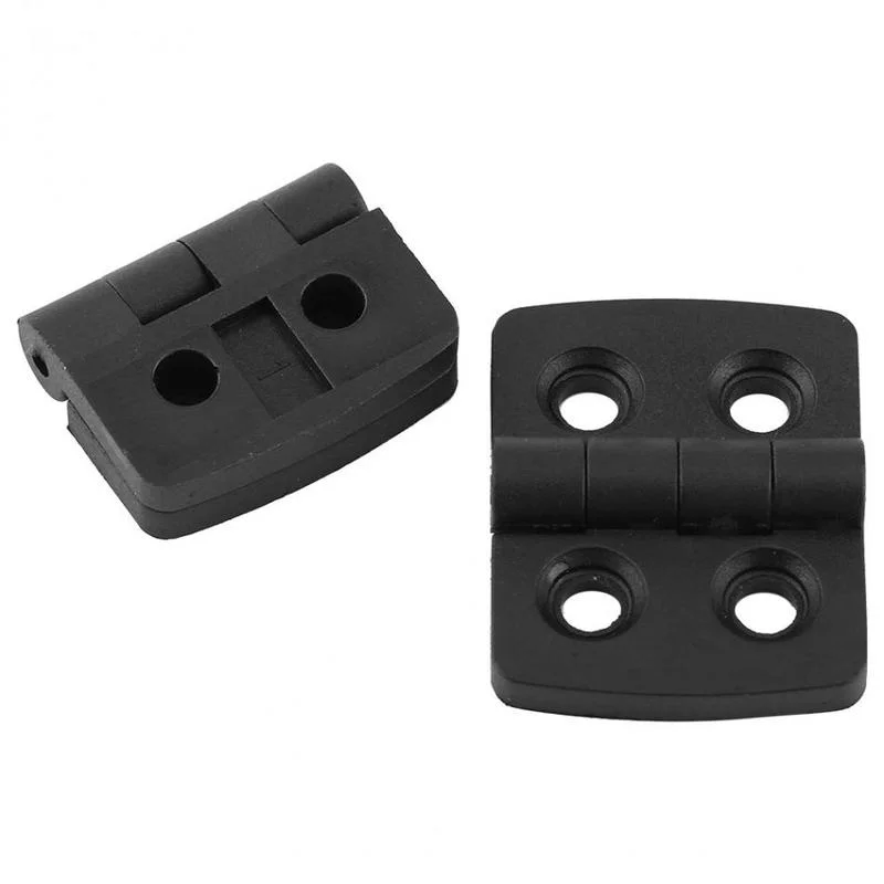 10 قطعة/المجموعة أسود اللون النايلون البلاستيك بعقب المفصلي ل صندوق خشبي الأثاث الكهربائية مجلس الوزراء الأجهزة