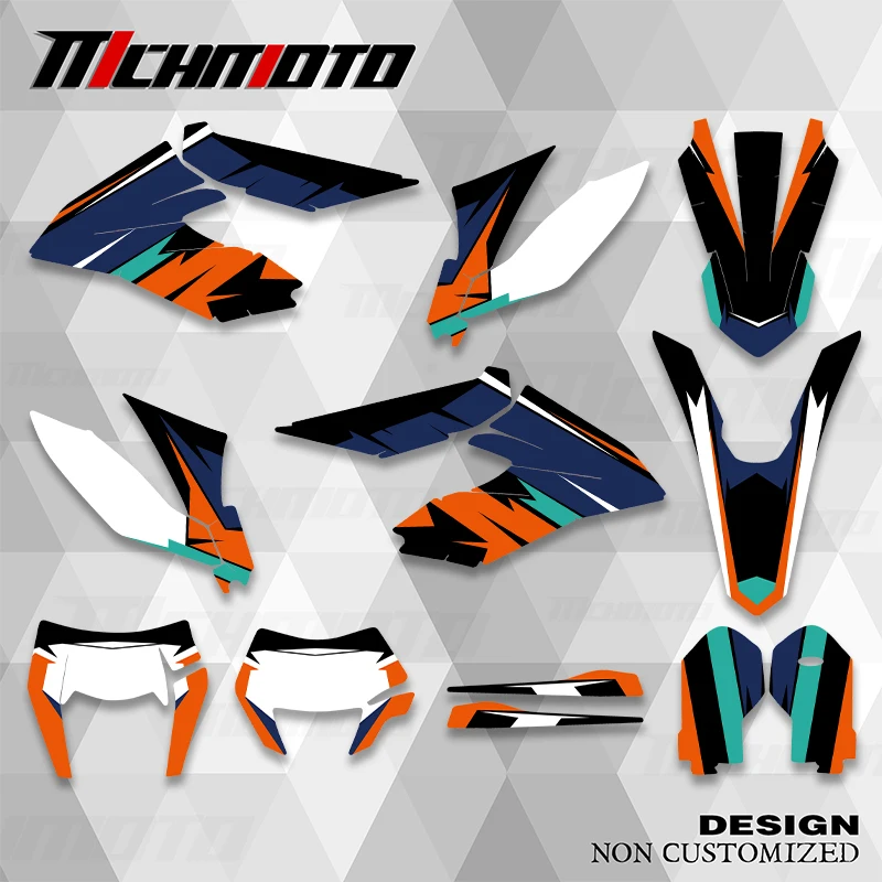 Наклейки MCHMFG DECAL STICKER, графические фоновые комплекты для KTM Freeride 2012 2013 2014 2015 2016 2017 2018 2019 2020