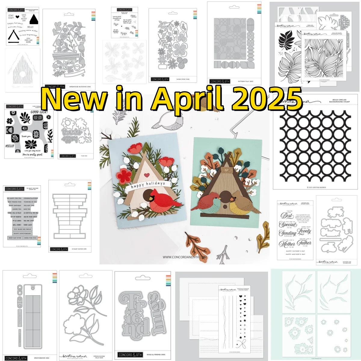 

2025 New Flower Tiled Turnabout Leaves Cutting Dies Stencil Clear Stamp Hot foil for DIY Scrapbook Embossed Craft Card Gift