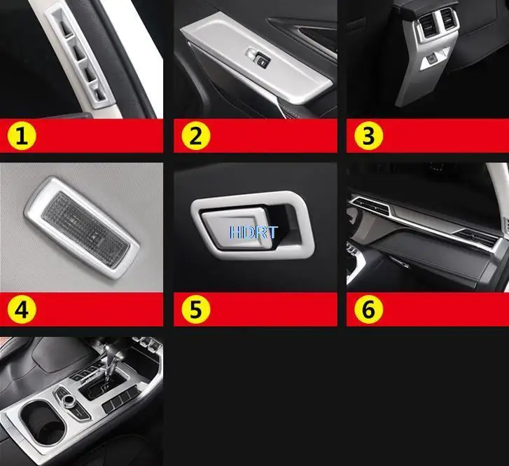 

Стайлинг автомобиля коробка переключения передач Панель рамка выходное стекло крышка переключателя комплект отделки для Ford 140 + ABS хромированный серебристый интерьер