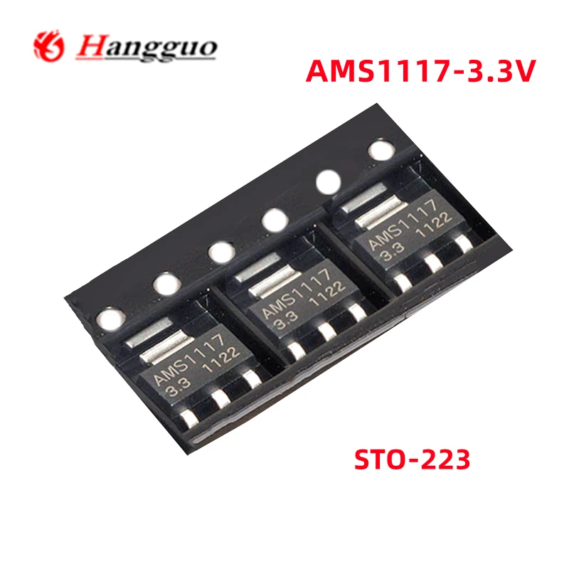 

100pcs/Lot AMS1117 AMS1117-3.3V AMS1117-ADJ AMS1117-1.8 AMS1117-1.2 AMS1117-1.5 AMS1117-2.5 AMS1117-5.0 SOT-223 IC