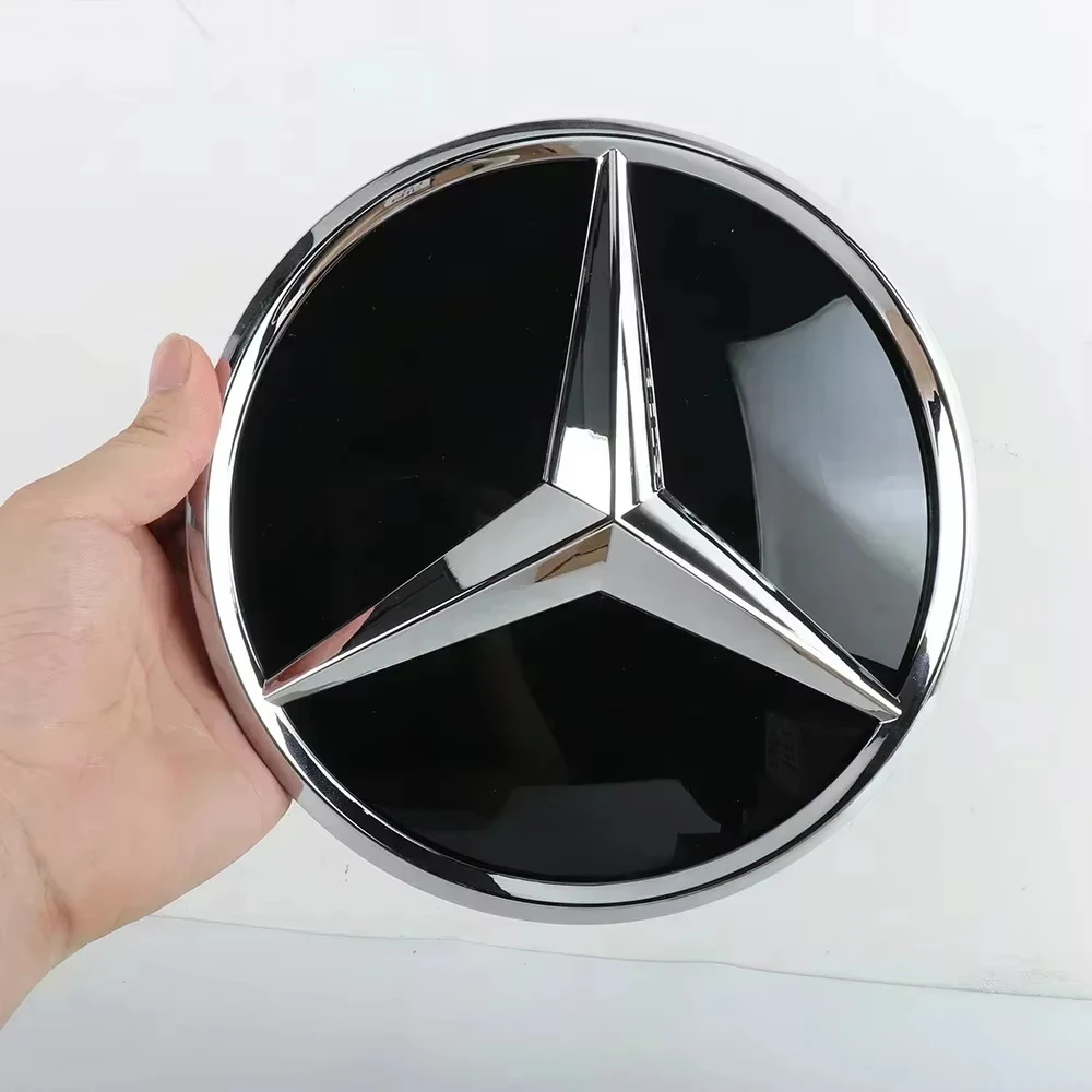 

3D 185MM 205MM Front Grille Star Logo Emblem Badge Auto Accessories For Mercedes-Benz C_B_E Class W206 W253 W213 GLC GLE V Class
