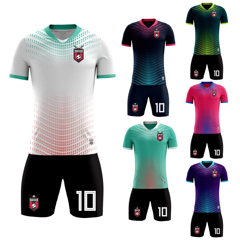 

New soccer set Men Kids football Training Jerseys DIY Soccer Customize Sets Short Sleeve Set Adult Child Football Uniforms