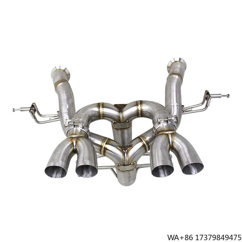 

ODM Catback Muffler SS304 Pipe for Lamborghini Revuelto V12 6.5 2024- Performance Racing Car OEM Factory Valved Exhaust System