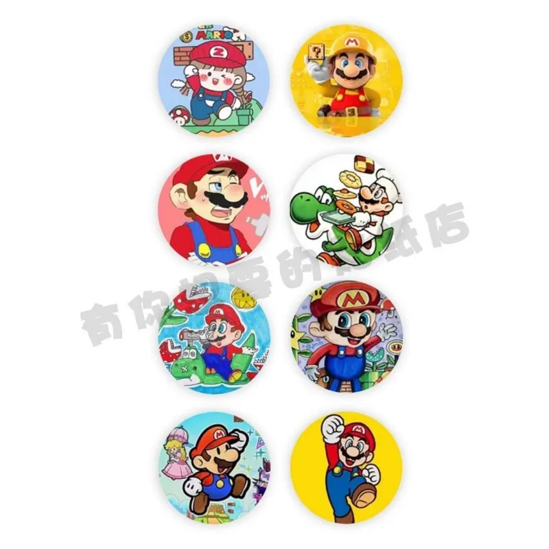 500pcs Super Mario Classic Stickers Anime Character Wardrobe Laptop Luggage Personalized DIY Graffiti Waterproof Stickers Gifts