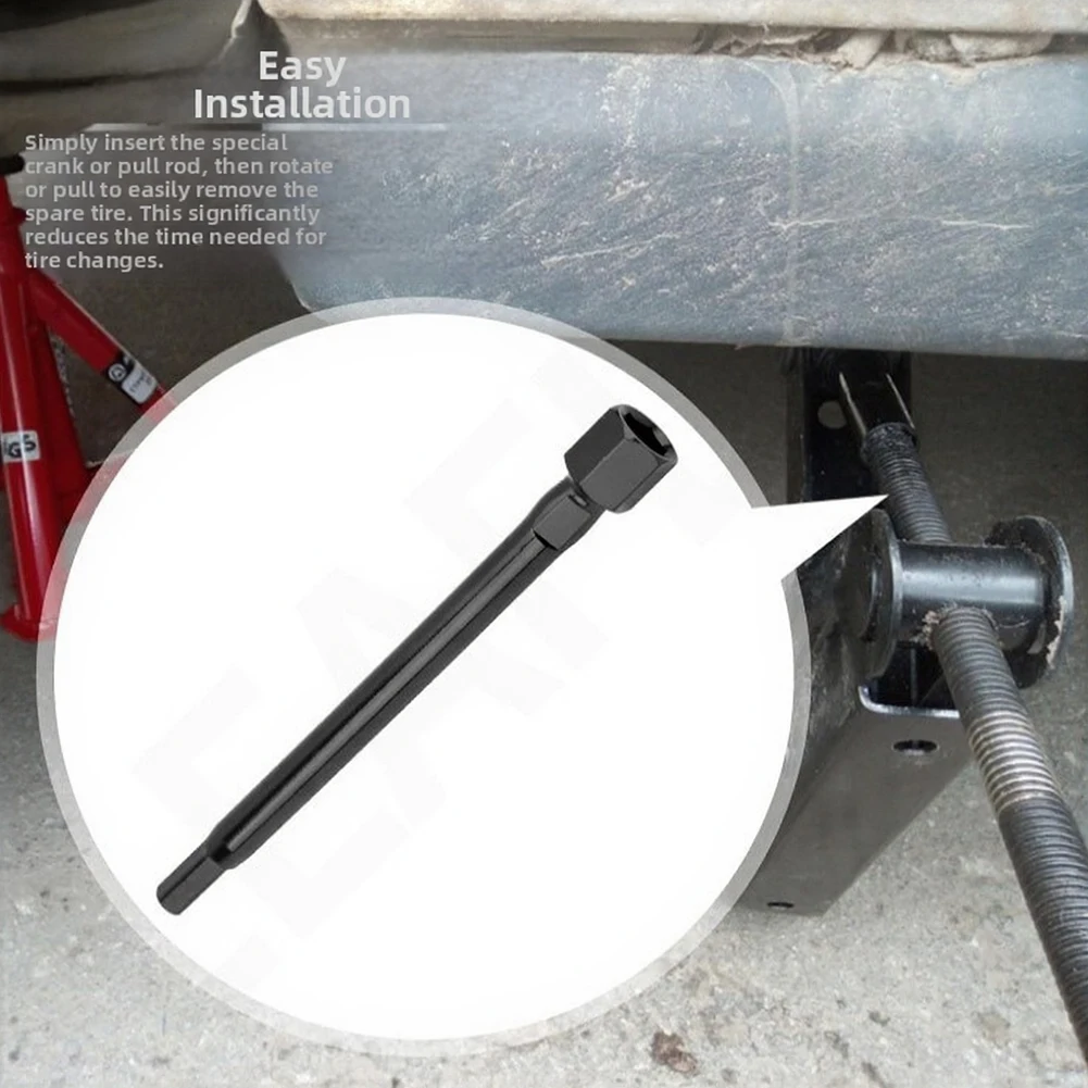 Robust Metal Spare Tire Release Lever for Dodge Box Trucks Simple Operation for Non Technical Users and Professionals