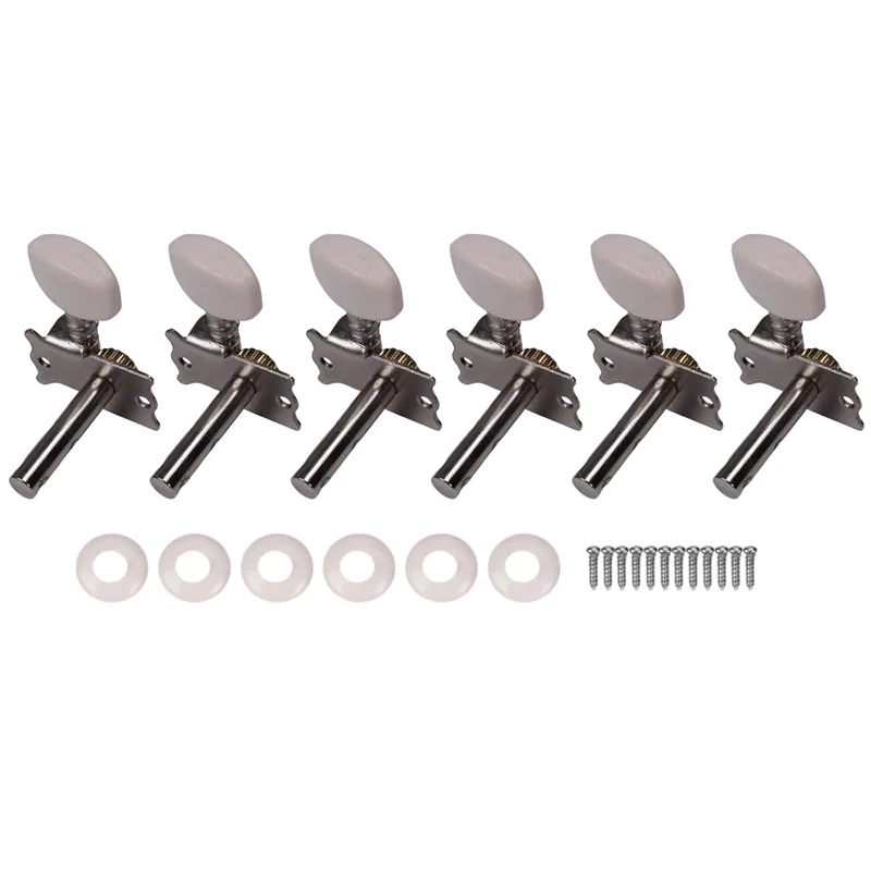 

A06F-60Pcs Acoustic Guitar String Tuning Peg Tuner Machine Head