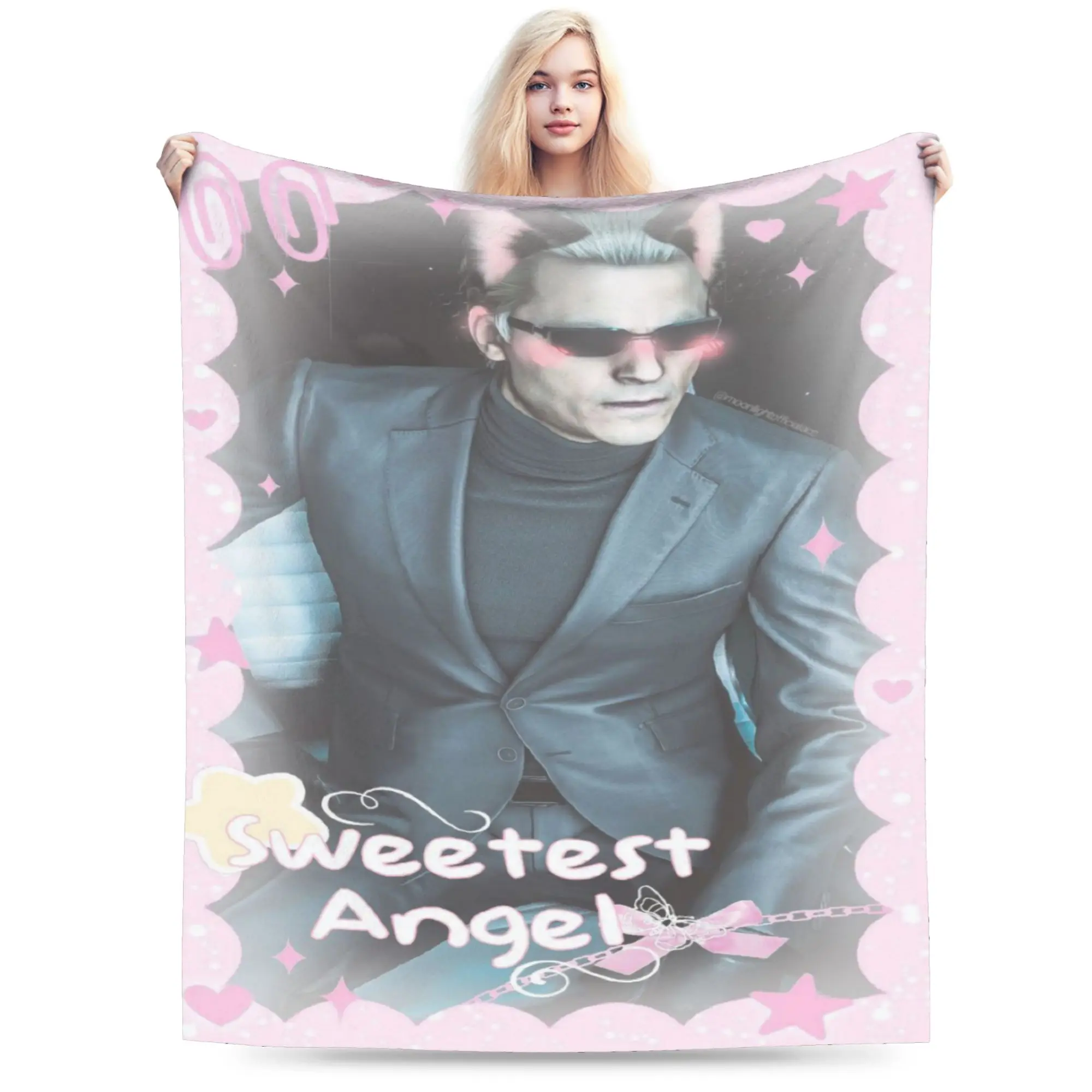 Albert Wesker  Throw Blanket for Couch  Soft Fuzzy Plush Blanket 50x60 Inch Multiple Sizes Bedspreads for All Seasons