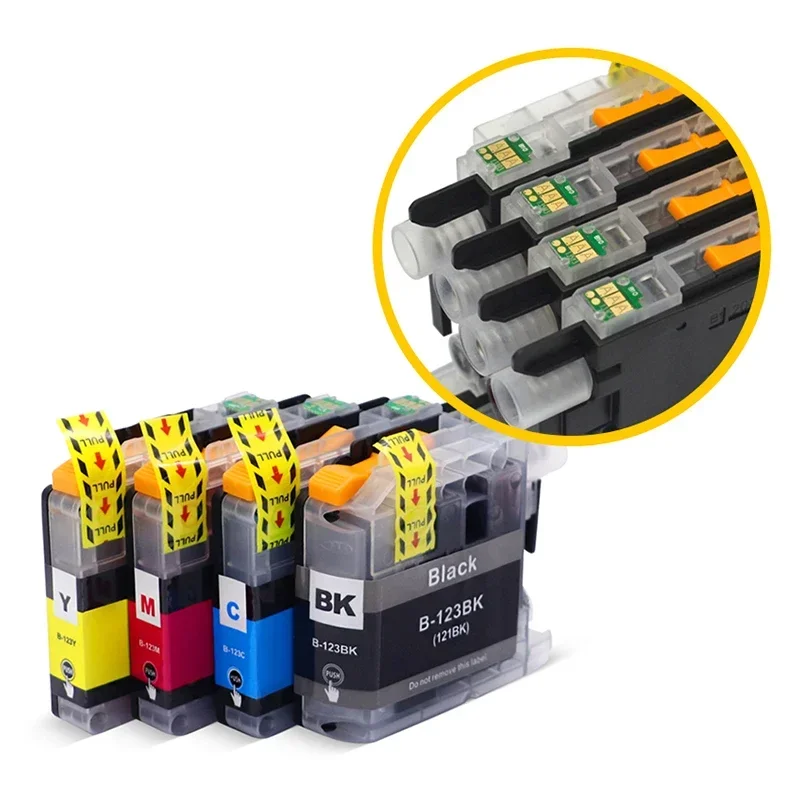 Cartuchos de tinta compatibles con impresora Brother LC123 XL, LC123, MFC, J4410DW, J4510DW, J870DW, J4710DW, DCP, J4110DW, J132W, J152W, J552DW