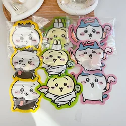 10pcs/set  Kawaii Zipper Plastic Bag Laser Pouch Zip Lock Pouch Anime Figure ちいかわ ハチワレ Packaging Customized Cookie Cigar Bags