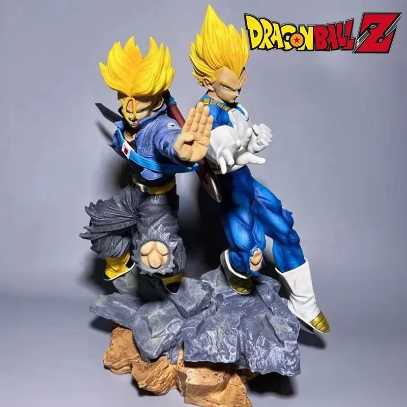 Dragon Ball Z Trunks Vegeta Anime Action Figures Gk 30cm Dbz Figurine Pvc Statue Doll Model Collection Decoration Adult Kids Toy