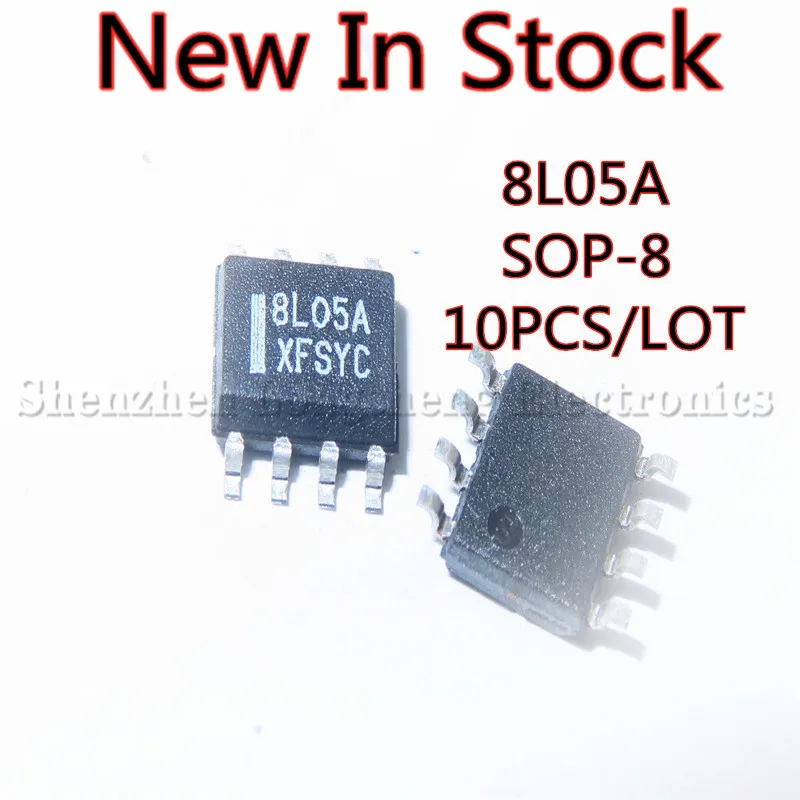 10PCS/LOT 8L05A MC78L05ACDR2G MC78L05ACD SOP-8 SMD linear regulator New In Stock