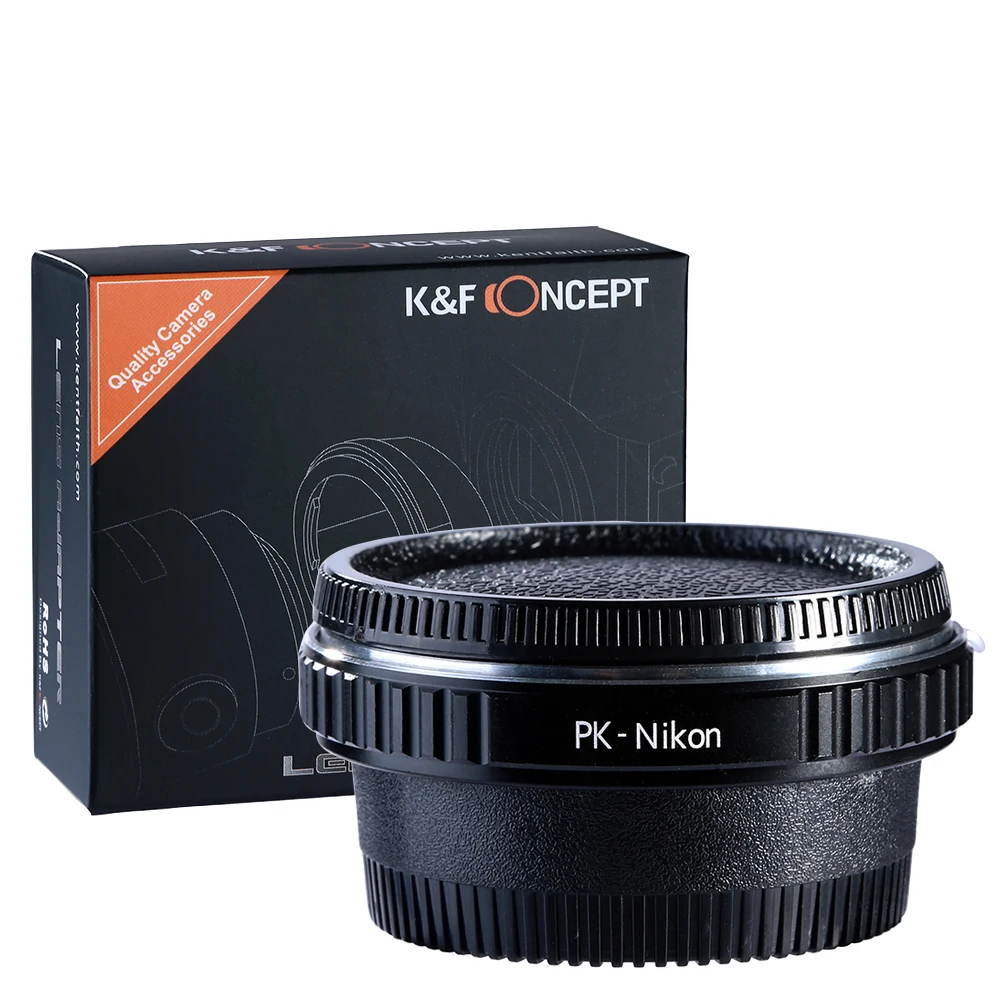 

K&F Concept Lens Adapter For Pentax K PK with glass Mount Lens to Nikon F D5300 D5600 D750 D780 D810 D850 Df D5 D6