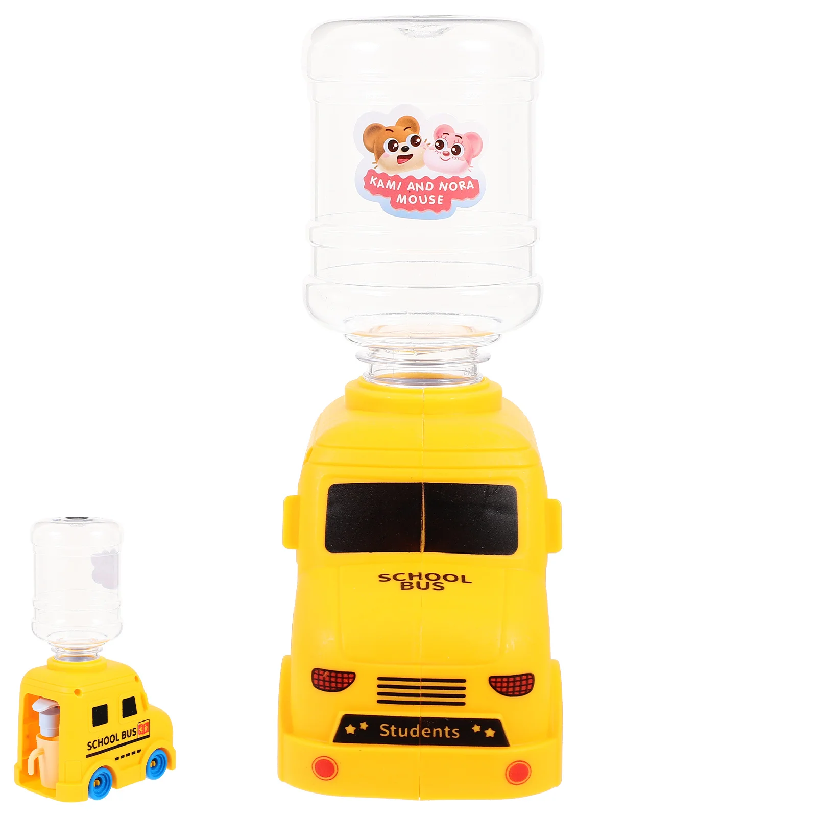 

School Bus Water Dispenser Mini for Bedroom Toy Drinking Fountain Children's Toys Kids