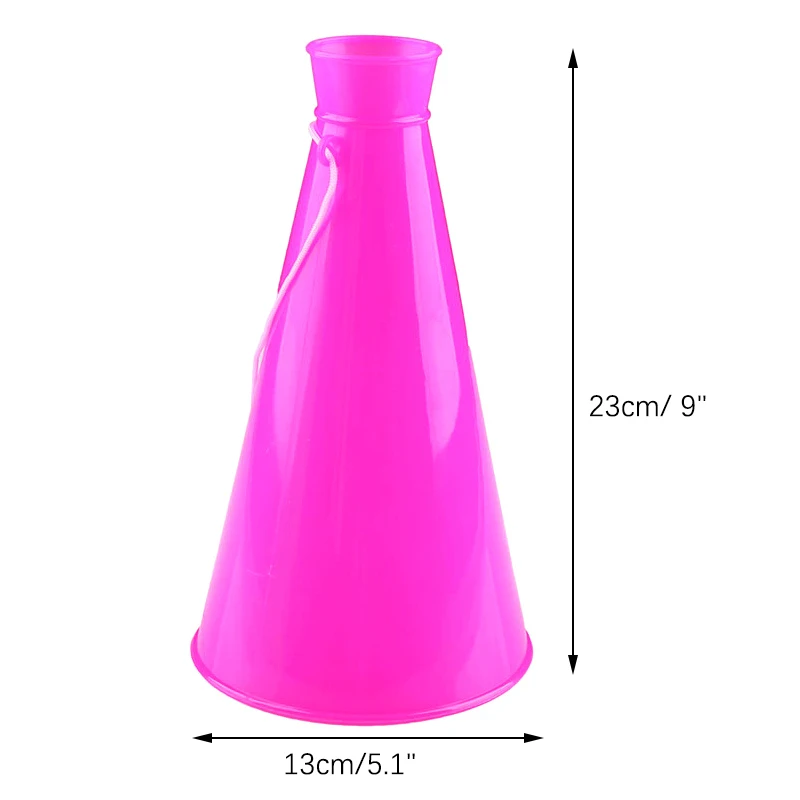 Cheerleaders Trumpet Speaker Cheer Plastic Horn Loudspeaker Trumpet Horn Toy Soccer Fan Trumpet For Birthday Party view 6