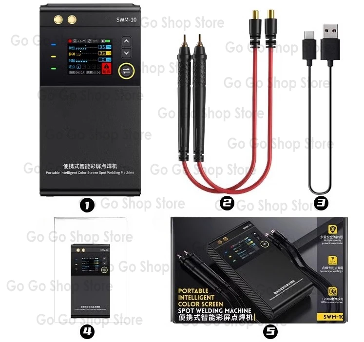 

Portable spot welding machine professional handheld small 18650 mobile phone lithium battery nickel sheet touch welding head