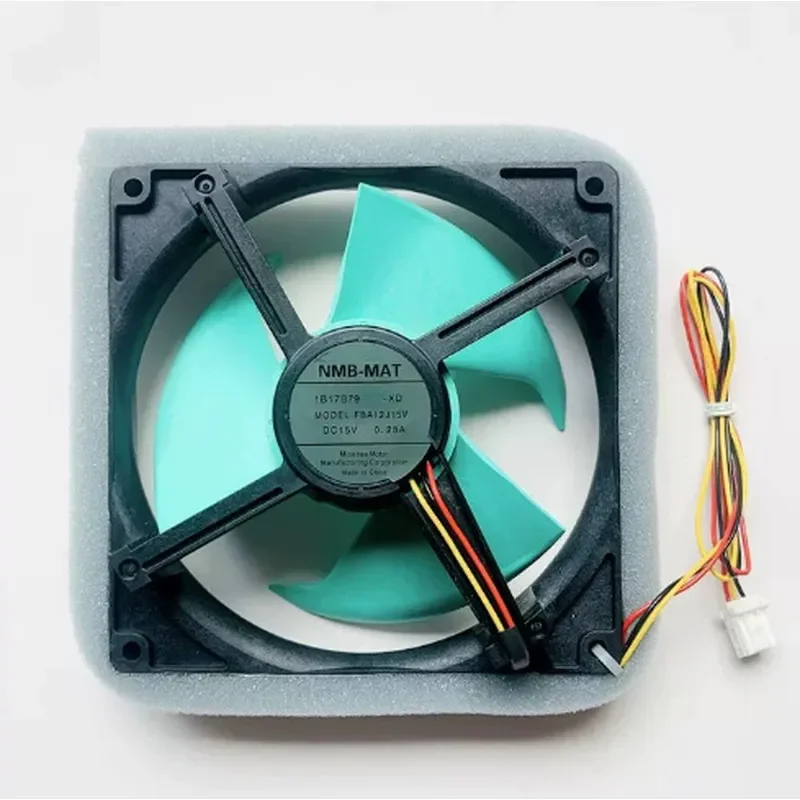 Cooling Fan Motor for Sharp Refrigerator NMB FBA12J15V 15V 0.28A