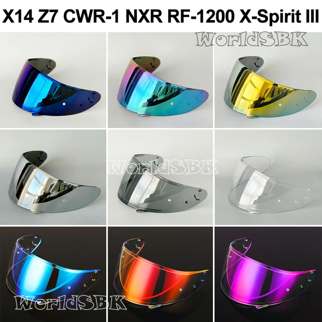 Helmet Visor for SHOEI X-14 X14 Z-7 Z7 CWR-1 CWR1 NXR RF-1200 RF1200 X-Spirit  III XSpirit 3 X-Fourteen X Fourteen RYD CWR-F CWRF - AliExpress 201355758