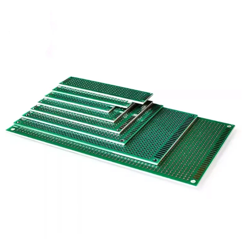 Double-sided Tin-plated, 1.6mm Thick High-quality Fiberglass Board, Hot Air Solder Leveling, Prototype PCB, 2.54mm, Breadboard