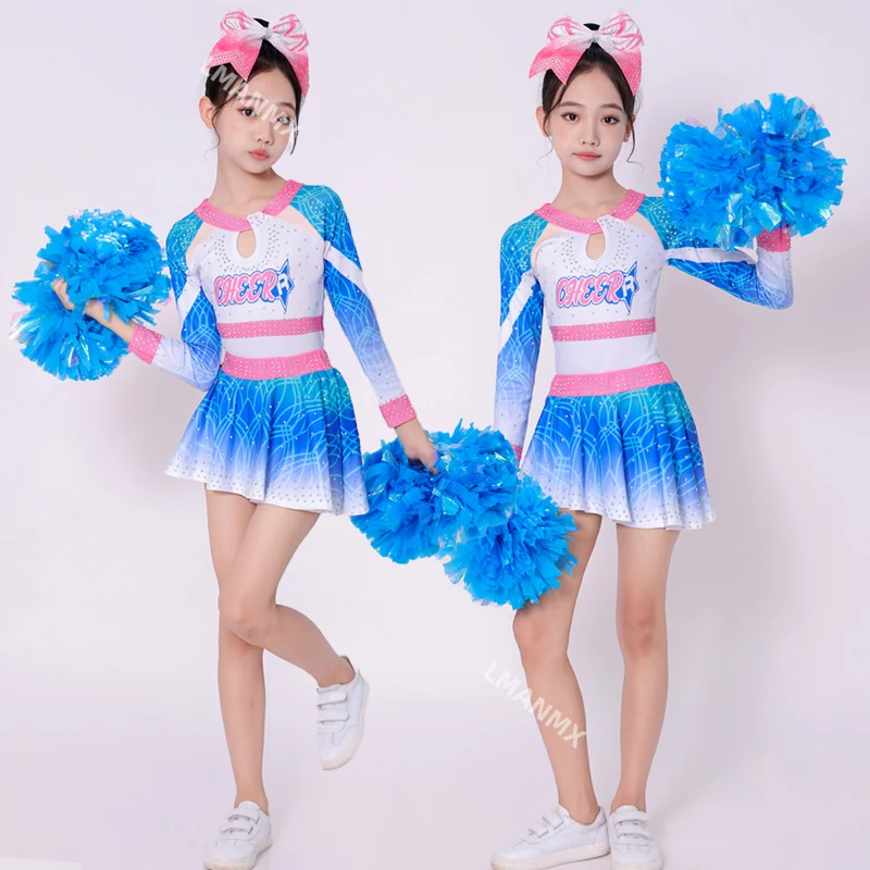 

Children's flower ball cheerleading performance, cheerleading performance, women's dance costume, aerobics costume