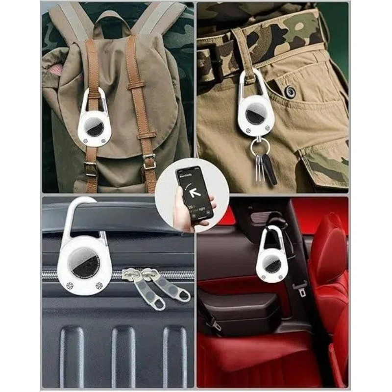 

Waterproof Anti-Lost Case with Carabiner - 3-Proof Dustproof Shockproof Cover For Apple AirTag