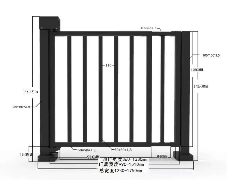 Custom Designed Latest Style Colour Aluminum Alloy Sliding Door and Main Gate with Powder Coating Finished SurfaceCustomizable
