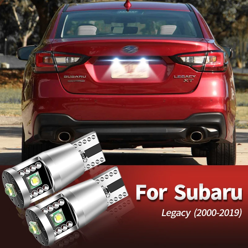 

2 шт. Canbus белый светодиодный светильник номерного знака W5W T10 для Subaru Legacy 2000-2018 2019 лампы номерного знака автомобильные аксессуары