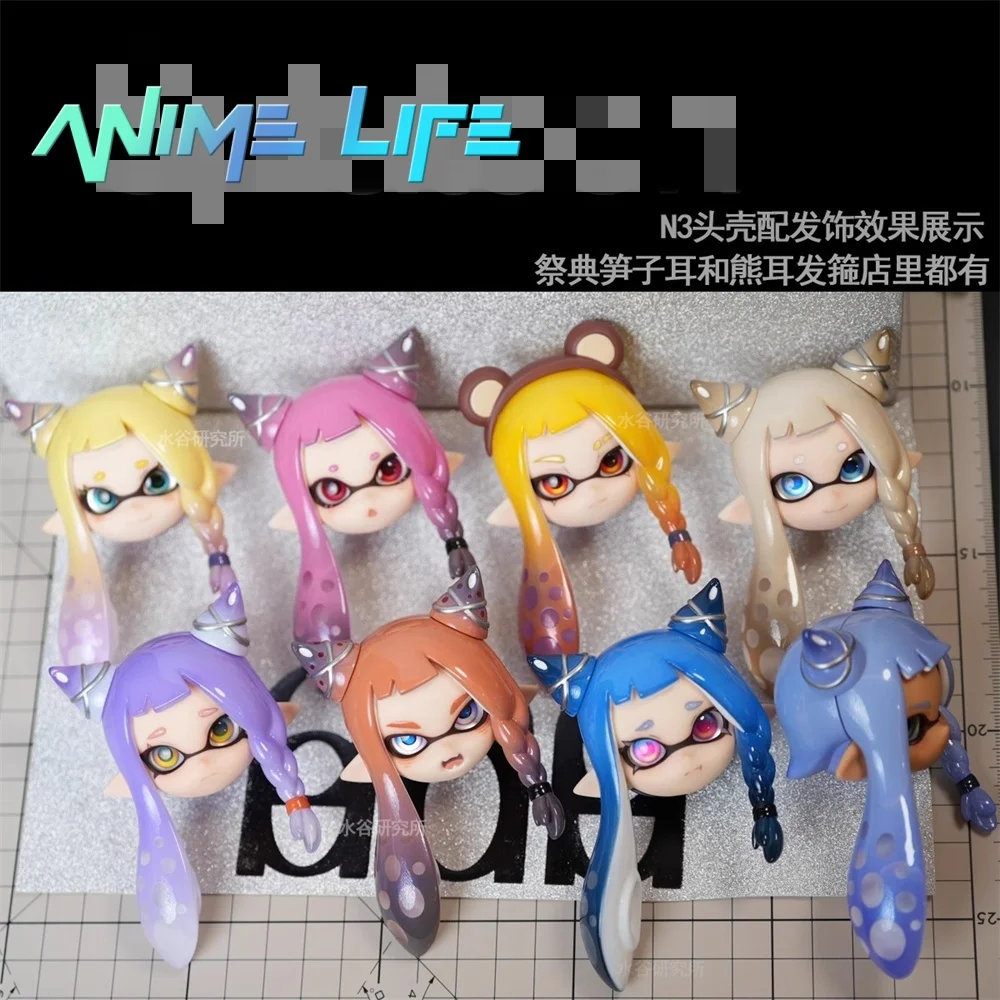 

Hot Game Role Cos Handmade Octopus Squid Single Braid Hair OB11 Head Shell Hair Plate BJD Accessories Cosplay Gift Cute Lovely