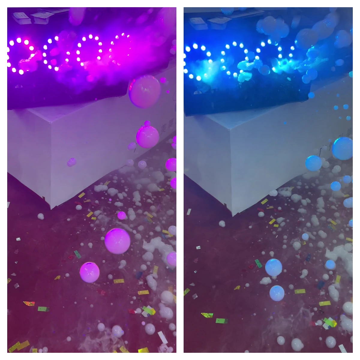 DMX RGBW Smoke And Bubble Machine 2-in-1 for Weddings Proposals Romantic Atmosphere Generator for Events And Parties Engagement