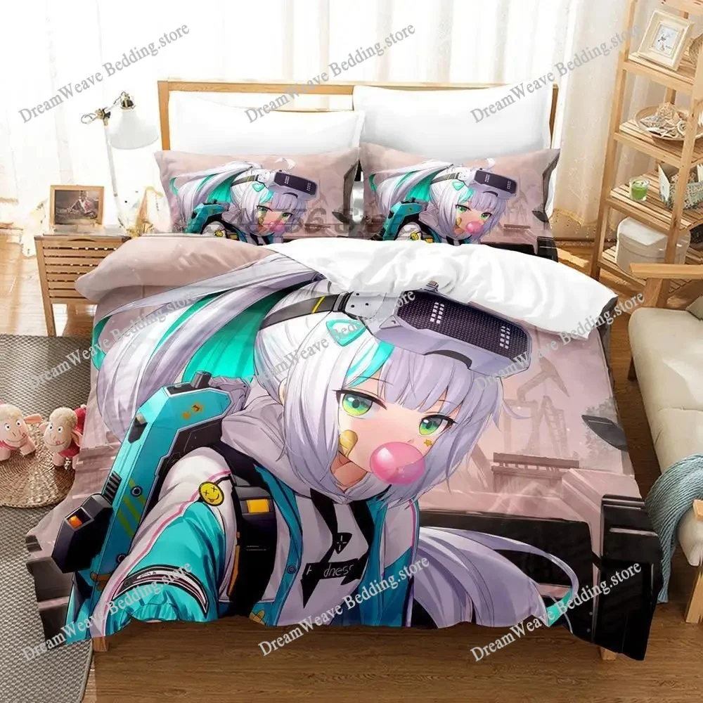 

3d Print Game Goddess of Victory Nikke Bedding Set Single Twin Full Queen King Size Bed Set Adult Kid Bedroom Duvet Cover Sets