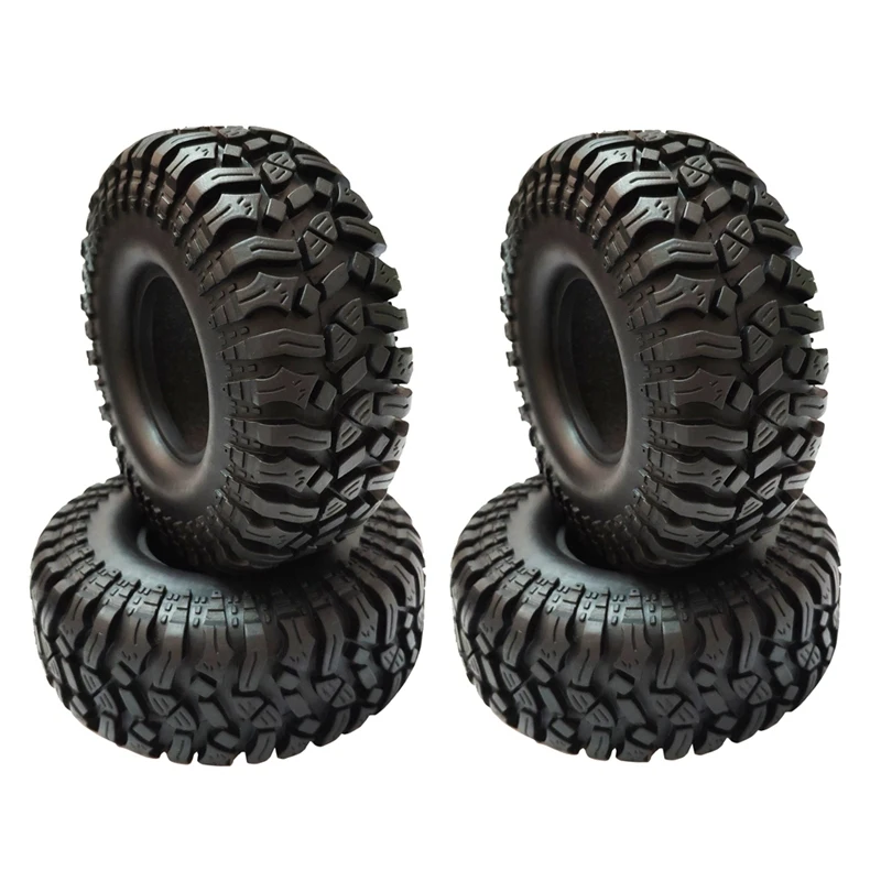 4 sztuki 112Mm gumowa 1.9 Cal opona koła do 1:10 gąsienica RC oś samochodu SCX10 90046 AXI03007 Traxxas TRX4 D90 D110 TF2