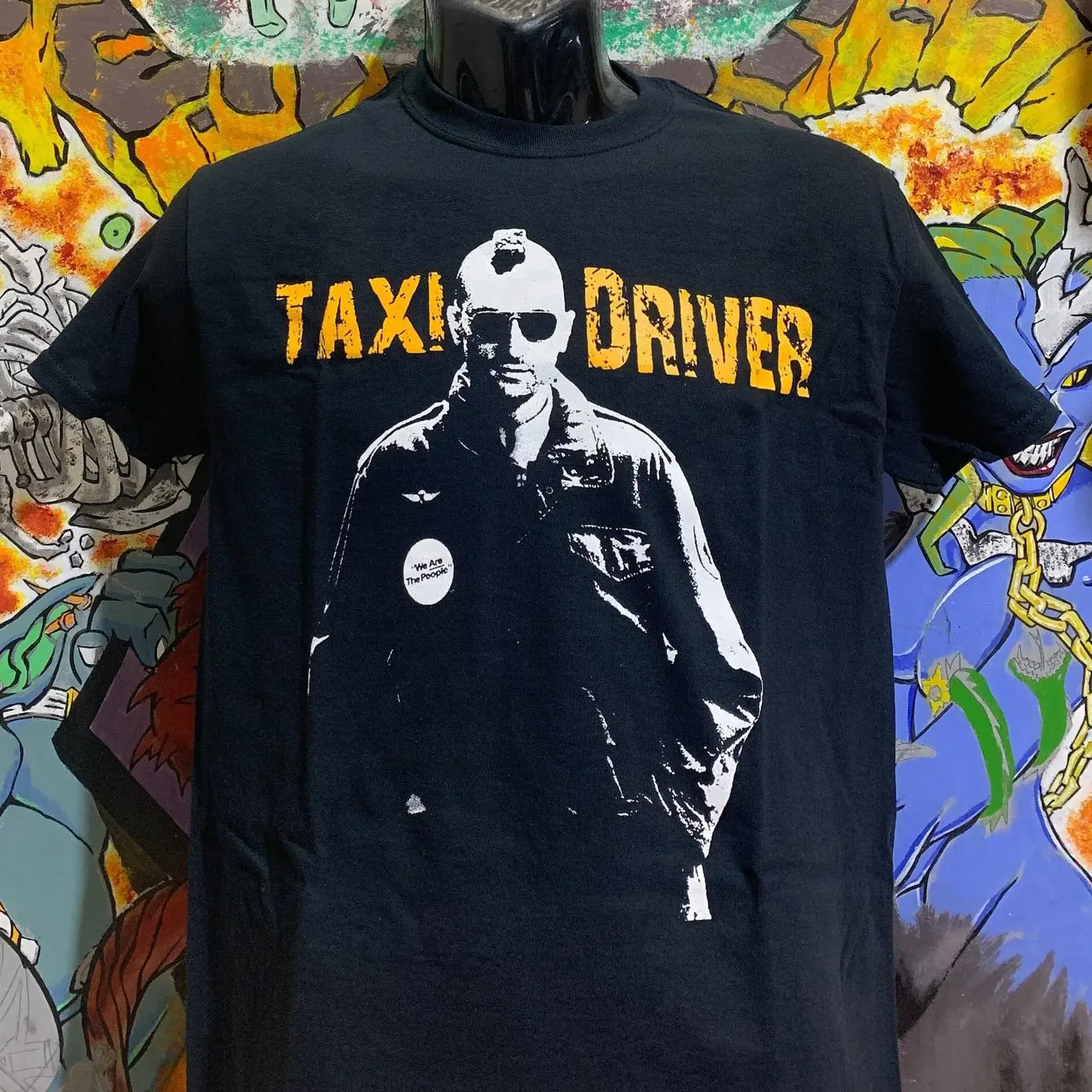 Taxi Driver Travis Mohawk shirt Bickle Repo Man King of New York vintage Washed Comfortable Top For Everyday Wear Stretched