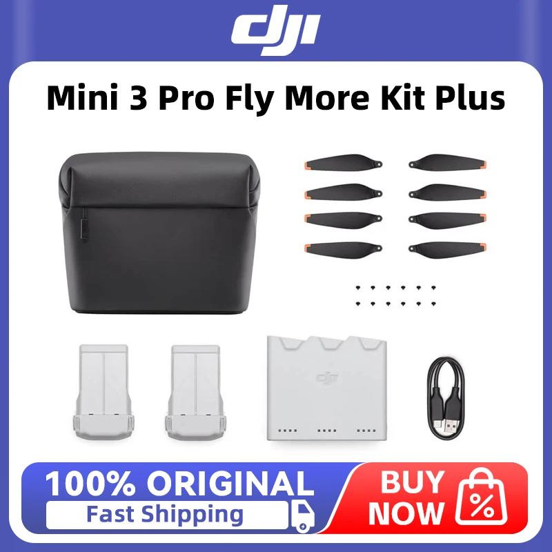 DJI Mini 3 Pro Fly More Kit Plus Intelligent Flight Battery Plus