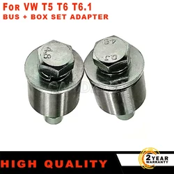 For VW Transporter T5 T6 T6.1 Mk5 2 Pcs New bus box adapter arm rest middle armrest repair set Easy Installation car accessories