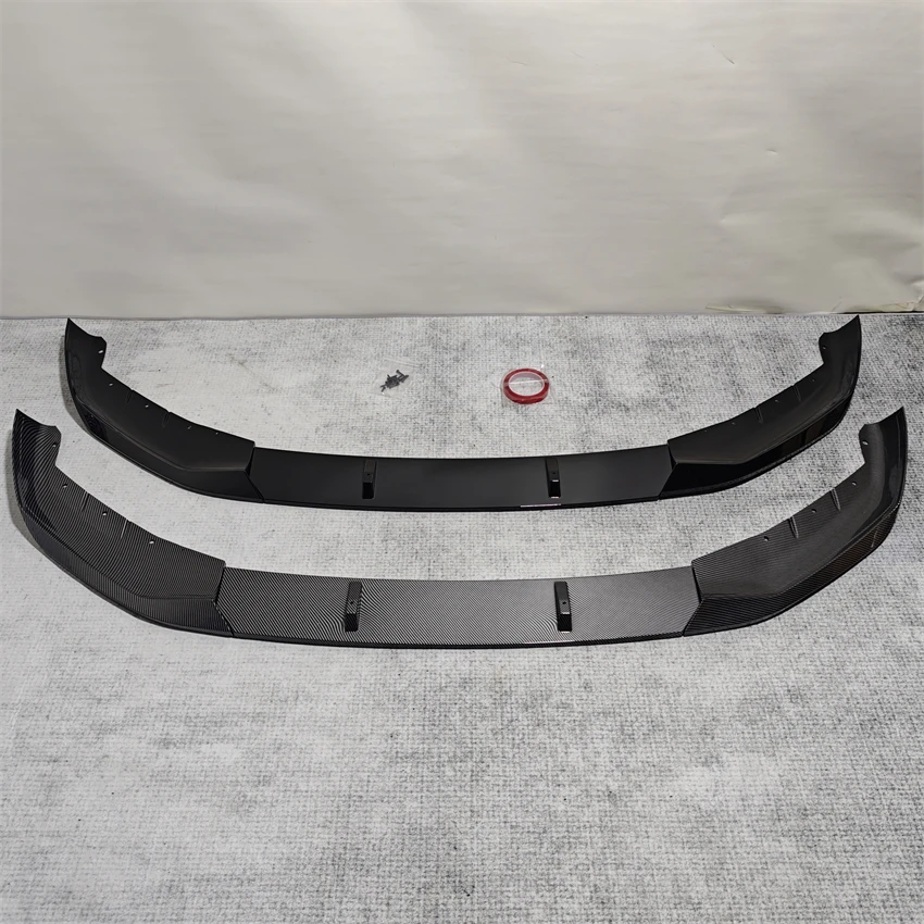 For Bmw 5 Series G30 G31 G38 LCI M Sport 520i 520d 530i 530d M550i 2021-2023 3Pcs Car Front Bumper Canard Lip Diffuser Spoiler