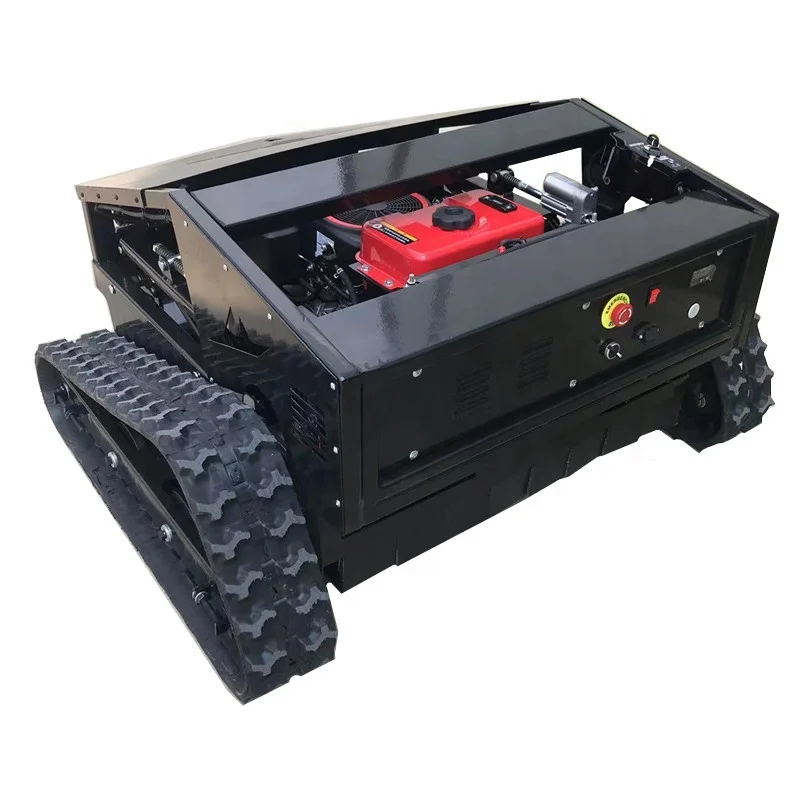 452CC Engine Remote control gasoline professional robot lawn mower for agriculture and Forestry