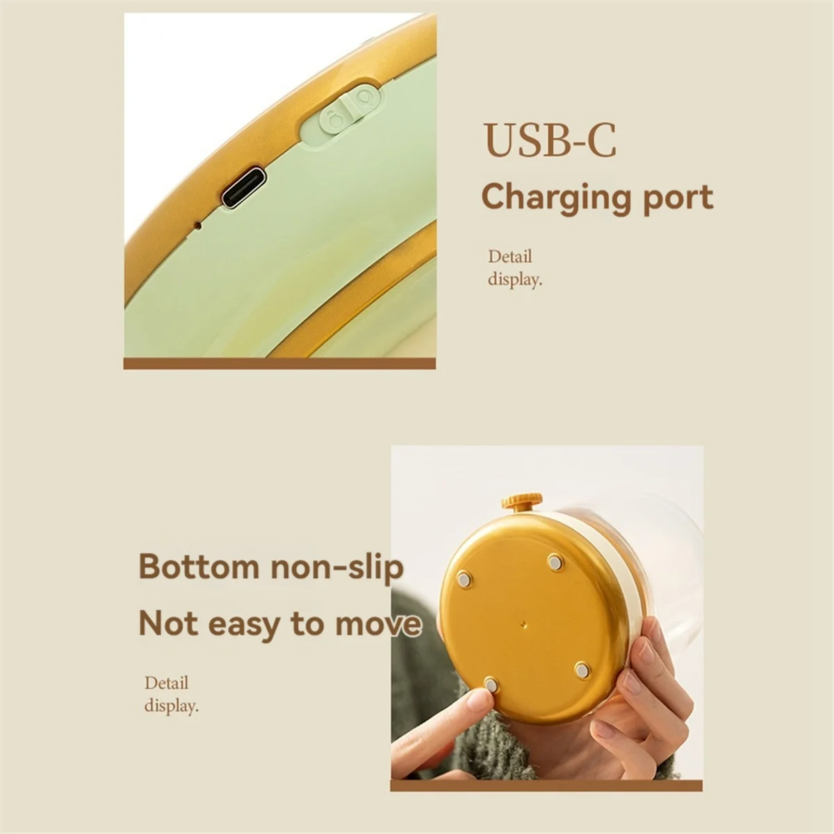 لوتس كابيبارا مصباح لفتاة ، حظ سعيد الكرتون ، الضوء الأصفر ، هدية عيد ميلاد