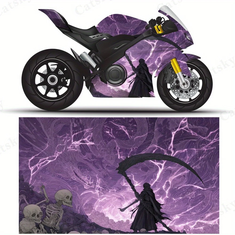 

Наклейки на мотоциклетную пленку Dark Night Dragon Rider Epic, прочные клейкие наклейки из ПВХ для индивидуальной настройки мотоцикла, устойчивые к атмосферным воздействиям