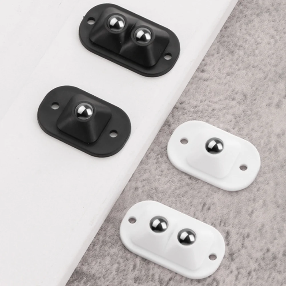 Utility Cart Universal Ball Wheel Garbage Can Mini Swivel Wheels Pulley Trash Caster