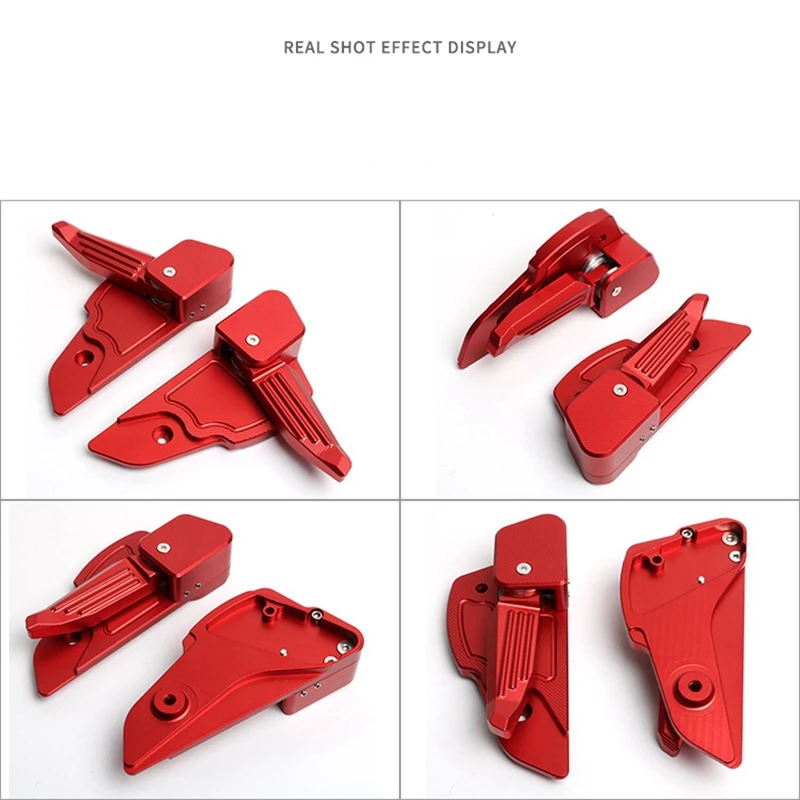 

A96E-Motorcycle Automatic Extension & Fold Rear Foot Pedal Foldable For Vespa Primavera150 Sprint 150