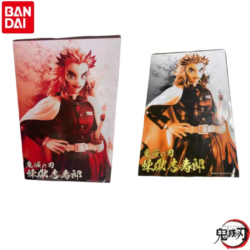 

in stock Original BANDAI holiday gifts figurine ichiban kuji Demon Slayer Rengoku Kyoujurou Model statue anime merchandise toys