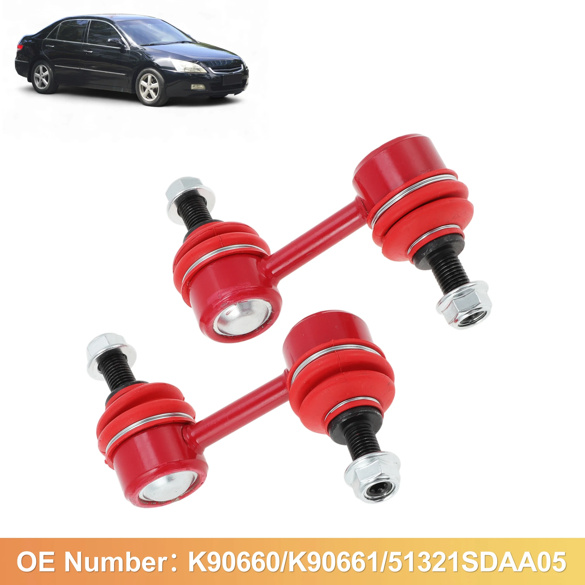 

UXCELL No.K90660/K90661 2pcs Front Sway Bar Links for Acura TL for Honda Accord