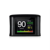 Pantalla frontal de coche P10/P10-PRO OBD2, tablero Digital inteligente, pantalla frontal, kilometraje, medidor de temperatura del ordenador de conducción OBD