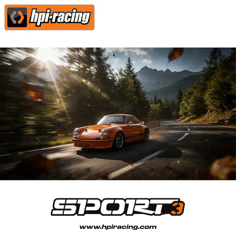 Hpi Racing Sport 3 1973 Brushless Motor High Speed Electric Remote Control Drift Car On Road Touring Rc Car For Hobbyists