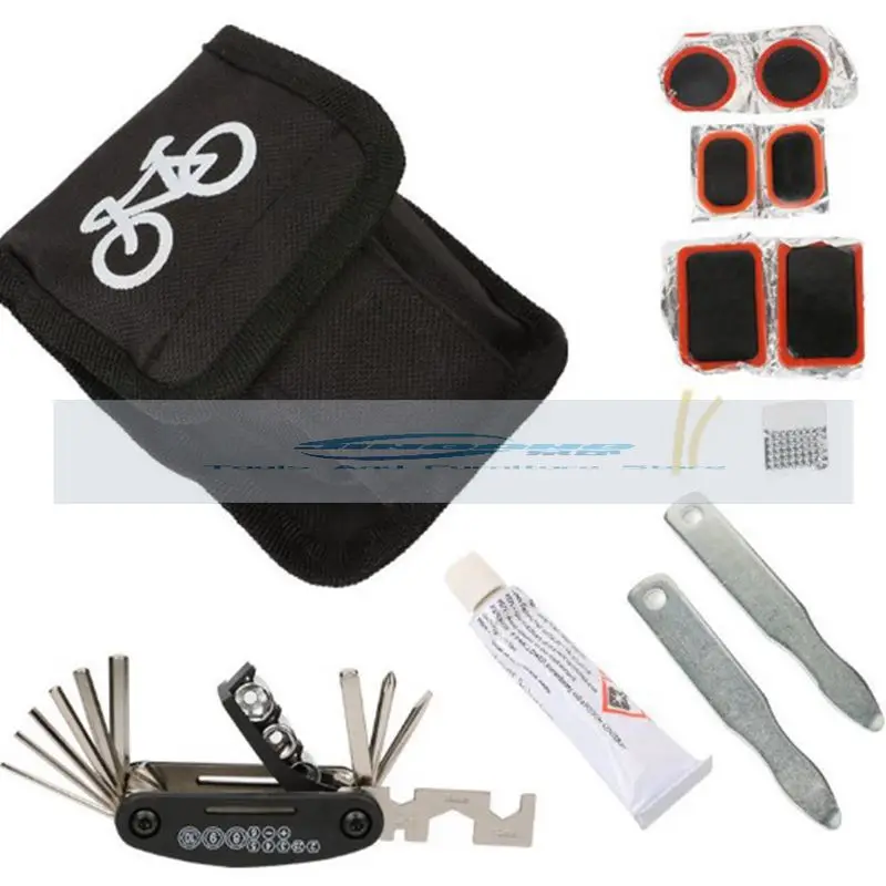 

Mountain Bike Tire Repair Crowbar Film Repair Tool Combination, Cycling Equipment Accessories, Bicycle Kit