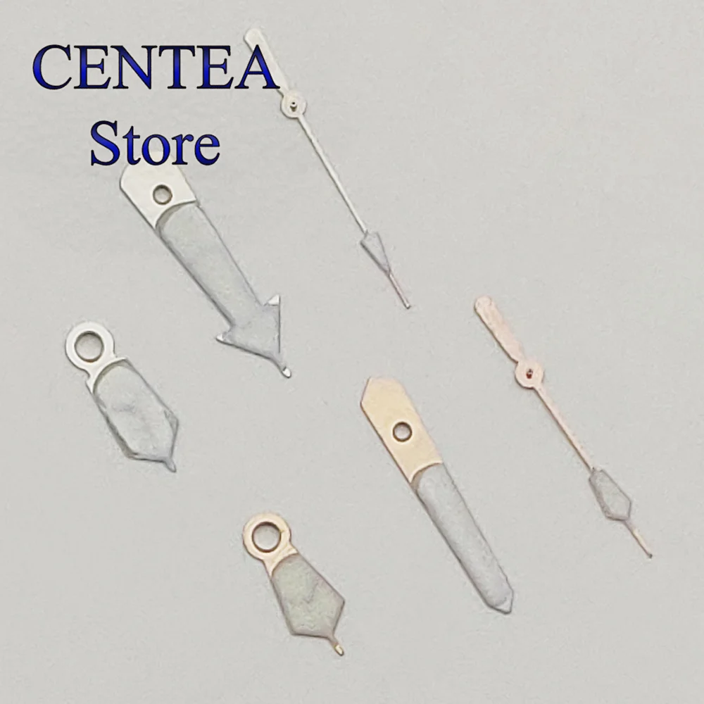 Richus นาฬิกาเงินทองคำสีกุหลาบมือสีเขียวส่องสว่างพอดีกับ NH35 NH36การเคลื่อนไหว