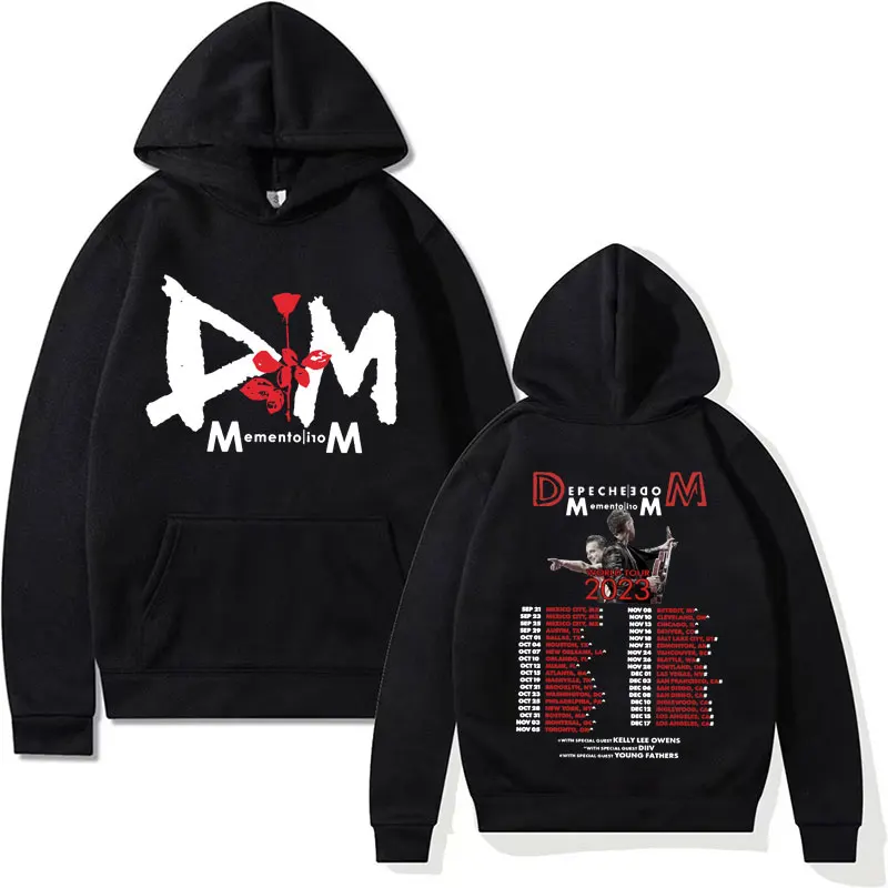 Depeche Cool Mode Memento Mori Tour Dates 2023 Hoodie Men Hip Hop Rap Clothing Sweatshirts Unisex Vintage Oversized Hoodies Y2k