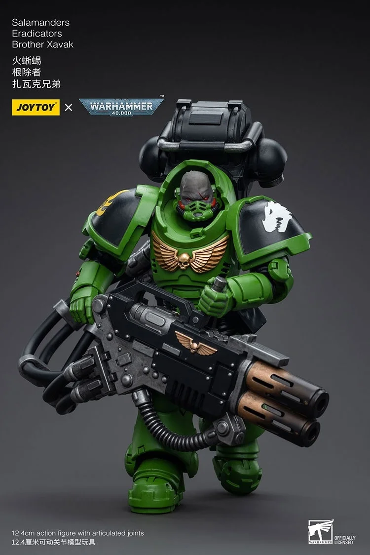 

JOYTOY Warhammer 40K Salamanders Eradicators Brother Xavak Action Figures Doll Decoration Gift Collection Original Model