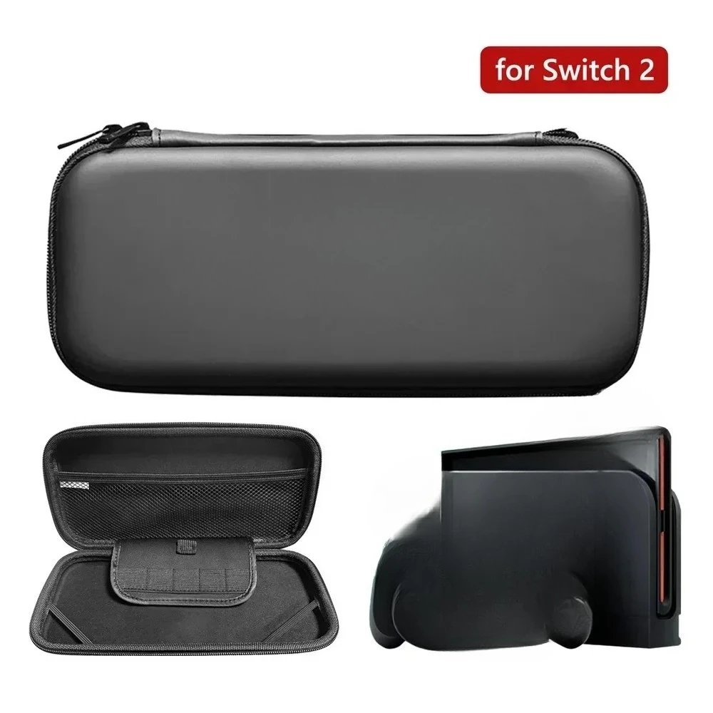Slim Hard Travel Carrying Case for 2025 Switch 2 Waterproof EVA Hard Shell Protective Storage Hand Bag for Nintendo Switch 2 5