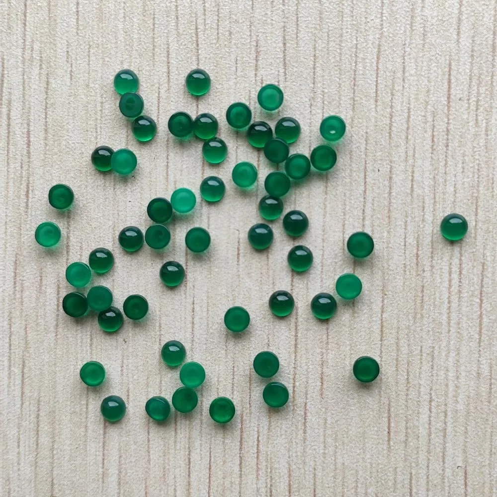 Beautiful good quality natural gree onyx round cabochon 6mm beads for jewelry making 6mm free shipping wholesale 50pcs/lot